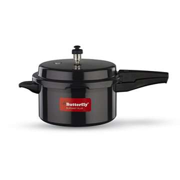 Butterfly Elegant Plus Induction Base Hard Anodised Aluminum, 3-Liter