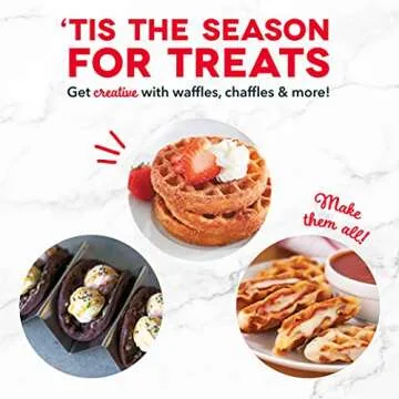 Dash Mini Waffle Maker 2-Pack for Festive Cooking Adventure