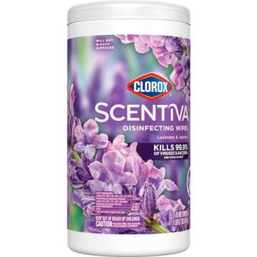 Clorox Scentiva Bleach-Free Wipes Tuscan Lavender & Jasmine