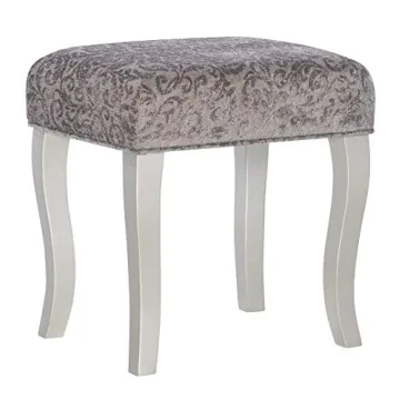 Linon Silver Harper Vanity Set - Stylish & Functional