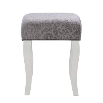 Linon Silver Harper Vanity Set - Stylish & Functional