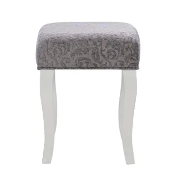 Linon Silver Harper Vanity Set - Stylish & Functional