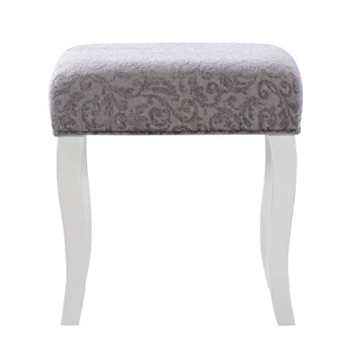 Linon Silver Harper Vanity Set - Stylish & Functional