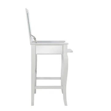 Linon Silver Harper Vanity Set - Stylish & Functional