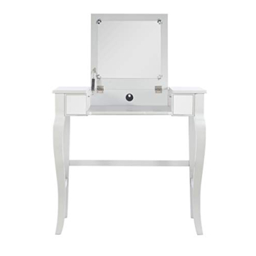 Linon Silver Harper Vanity Set - Stylish & Functional