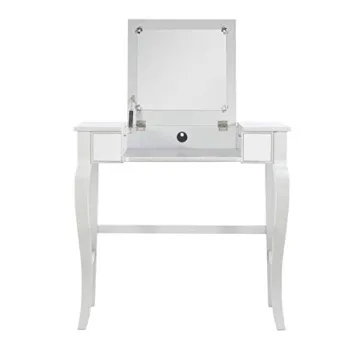 Linon Silver Harper Vanity Set - Stylish & Functional