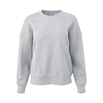 Florence by Mills Cozy Oversized Pullover Sweatshirt  Gray