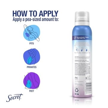 Secret Whole Body Deodorant Spray 72HR Protection
