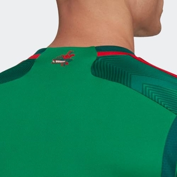 Adidas Men's Mexico Home Soccer Jersey Slim Fit Eco-Friendly
