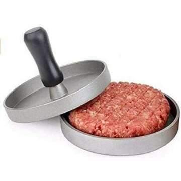 Perfectly Sized Burgers with U-N Burger Press - Grill Like a Pro