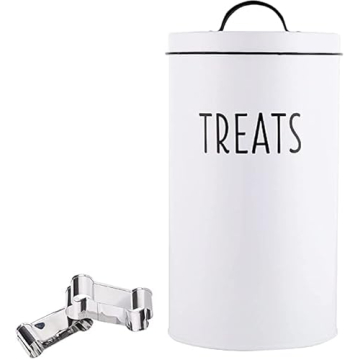 Durable Dog Treat Container with Cookie Cutters for Pet Owners