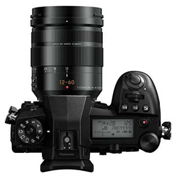 Panasonic DC-G9LK LUMIX G9 Mirrorless Camera, 20.3 Megapixels plus 80 Megapixel High-Resolution Mode with LEICA VARIO-Elmarit 12-60mm F2.8-4.0 Lens, 3", Black