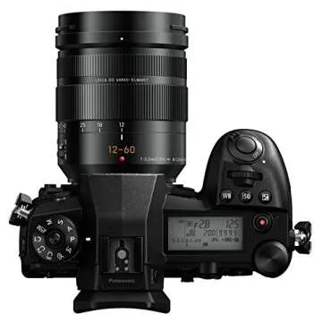 Panasonic DC-G9LK LUMIX G9 Mirrorless Camera, 20.3 Megapixels plus 80 Megapixel High-Resolution Mode with LEICA VARIO-Elmarit 12-60mm F2.8-4.0 Lens, 3", Black