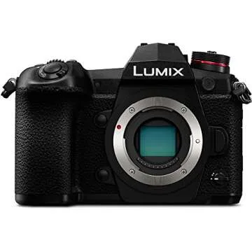 Panasonic DC-G9LK LUMIX G9 Mirrorless Camera, 20.3 Megapixels plus 80 Megapixel High-Resolution Mode with LEICA VARIO-Elmarit 12-60mm F2.8-4.0 Lens, 3", Black