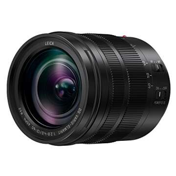 Panasonic DC-G9LK LUMIX G9 Mirrorless Camera, 20.3 Megapixels plus 80 Megapixel High-Resolution Mode with LEICA VARIO-Elmarit 12-60mm F2.8-4.0 Lens, 3", Black