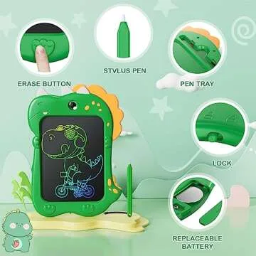 Kizmyee LCD Writing Tablet: Fun for Kids & Educational