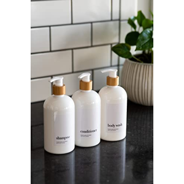 Heartland Modern Refillable Shower Soap Container Set of 3