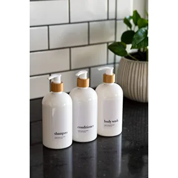 Heartland Modern Refillable Shower Soap Container Set of 3