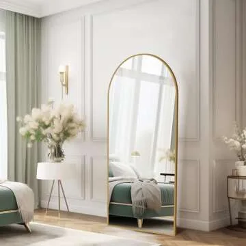 PexFix 65" Arched Full Length Dressing Mirror - Gold