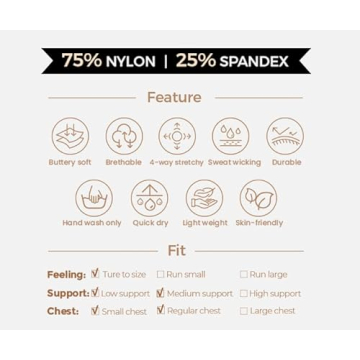 Aoxjox Long Sleeve Crop Top for Women - Stylish Workout Wear