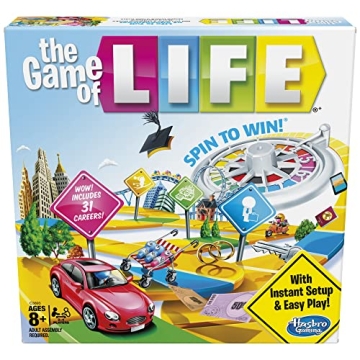 Hasbro Game of Life: 31 Careers & Fun Family Board Game Adventure