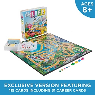 Hasbro Game of Life Family Board Game 31 Careers Fun