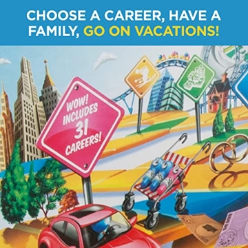 Hasbro Game of Life Family Board Game 31 Careers Fun