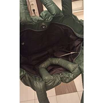 Large Puffer Tote Bag for Women - Stylish & Spacious