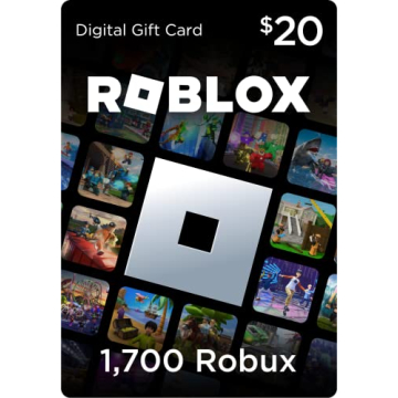 Roblox Gift Code: 1,700 Robux - Worldwide Redeemable
