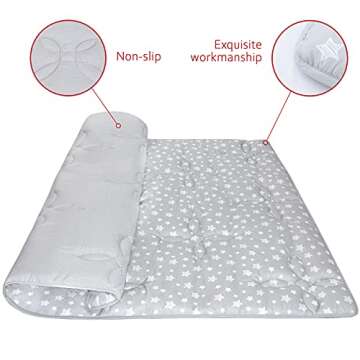 Baby Play Mat 71x59 Inches Thick Baby Crawling Mat, Large, Non Slip Cushioned Baby Playpen Mat for P...