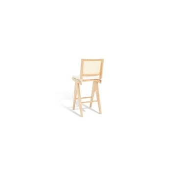Elegant SAFAVIEH Couture Rattan Bar Stool for Homes
