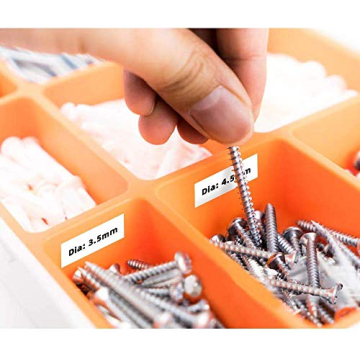 5-Pack M-K231 Compatible Label Tape for Brother P-Touch