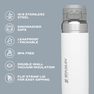 Stanley Quick Flip GO Water Bottle 24 OZ Insulated & Leakproof