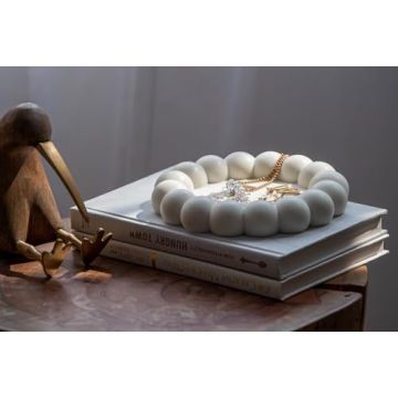 MONEST Jewelry Tray - Elegant Resin Dish for Organizing