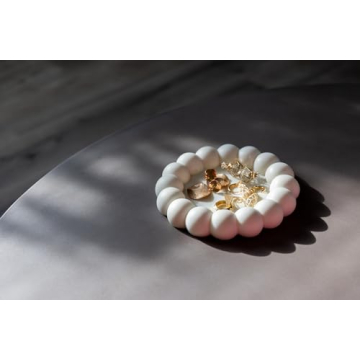 MONEST Jewelry Tray - Elegant Resin Dish for Organizing