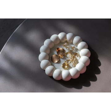 MONEST Jewelry Tray - Elegant Resin Dish for Organizing