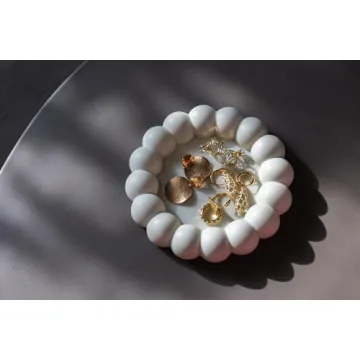 MONEST Jewelry Tray - Elegant Resin Dish for Organizing