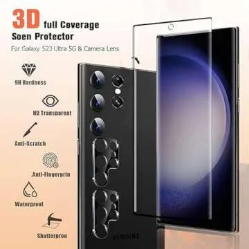 Samsung Galaxy S23 Ultra 2+2 Pack Screen Fone Protection