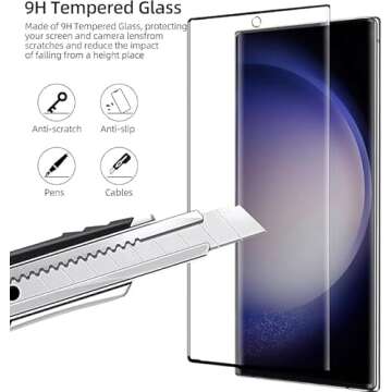 Samsung Galaxy S23 Ultra 2+2 Pack Screen Fone Protection