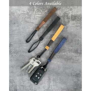 LAGIPA Leather Car Keychain - Lightweight, Durable & Stylish