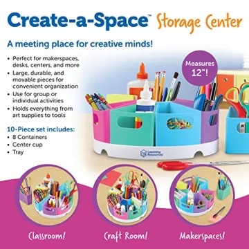Learning Resources Create-a-Space Storage Center for Kids