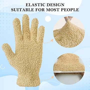 Evridwear Microfiber Gloves for Plant Dusting - Reusable Cleaning