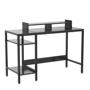 MINOSYS 47 Gaming Desk with Storage and Monitor Stand