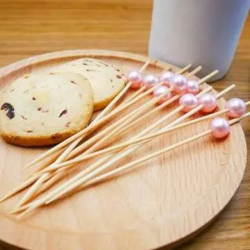 Elegant PuTwo Toothpicks for Appetizers, 100 Count