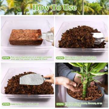 Riare Organic Coco Chips - Eco-Friendly Plant Substrate 2 Pack