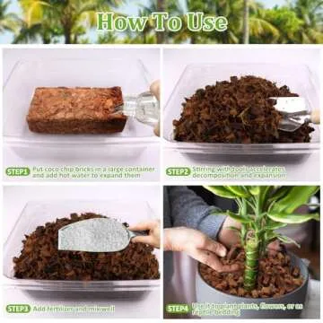 Riare Organic Coco Chips - Eco-Friendly Plant Substrate 2 Pack