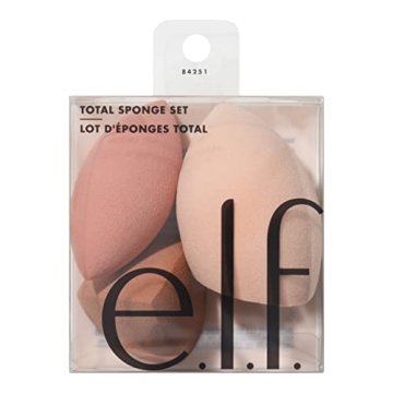 e.l.f. Multi-use Makeup Sponge Set for Flawless Blending