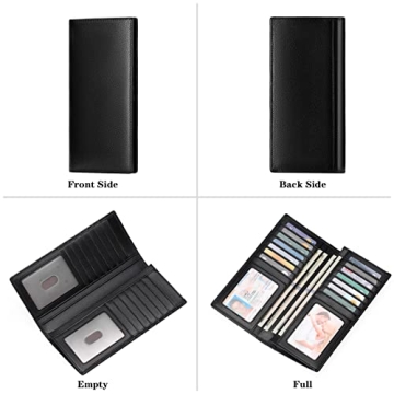 FALAN MULE RFID Blocking Slim Leather Wallet for Men