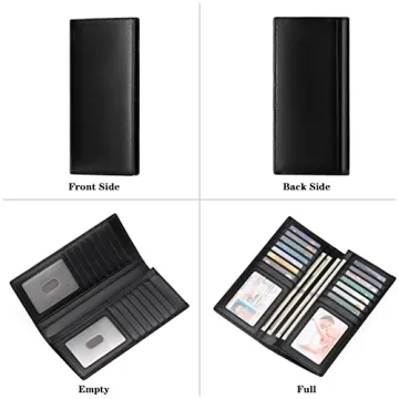 FALAN MULE RFID Blocking Slim Leather Wallet for Men