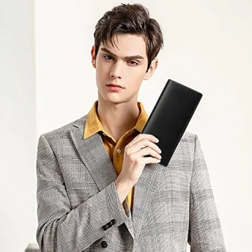 FALAN MULE RFID Blocking Slim Leather Wallet for Men